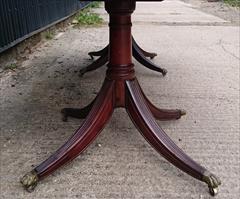 3009201919th Century George III Twin Pedestal Antique Dining Table 46 w 28 h 83½ w _17.JPG